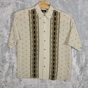 Vtg Monzini Collection 80's Unk Shirt Bowling Pool Hall   Mens XL Made In USA